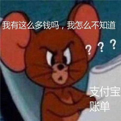 看完支付寶年度賬單的你搞笑圖片